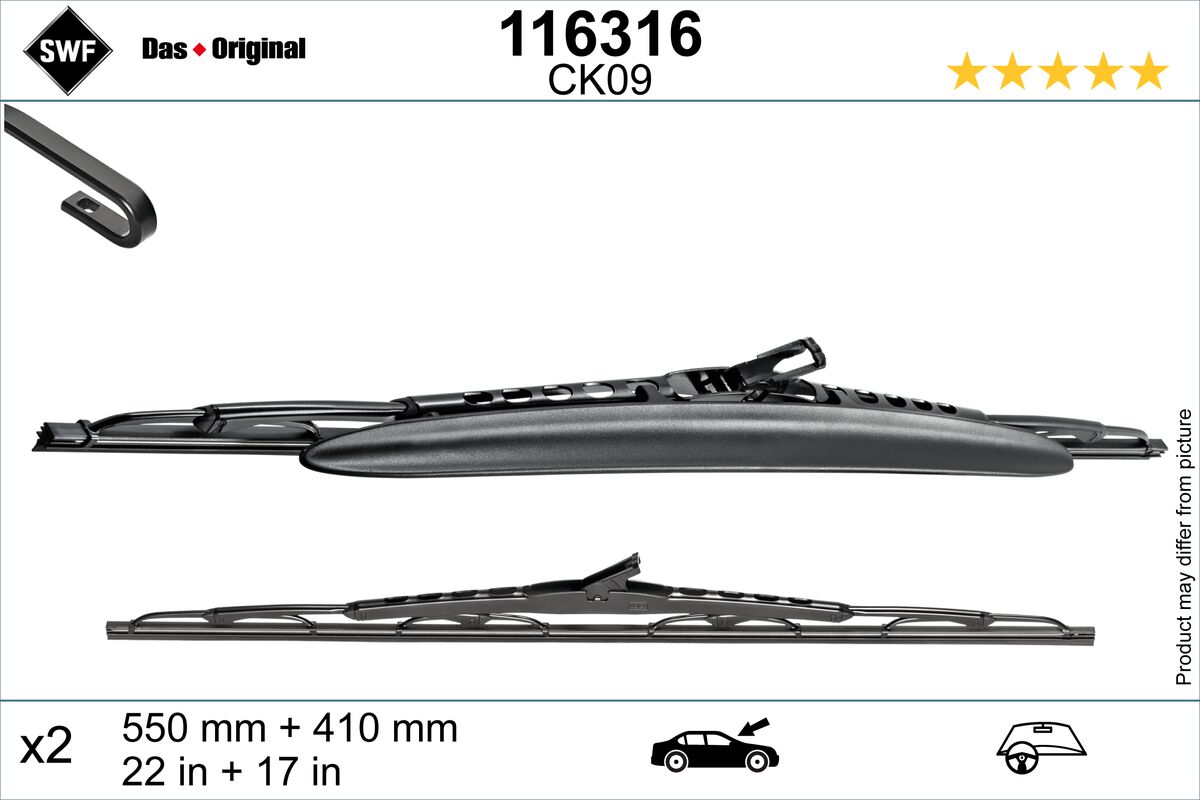 Lamela stergator 116316 SWF